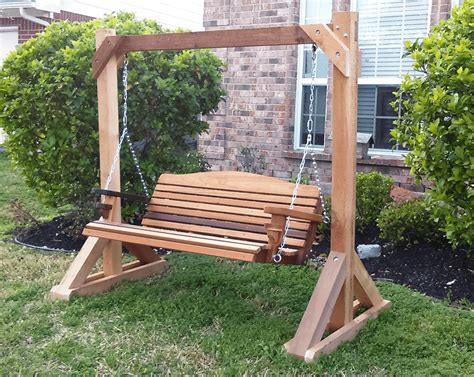 How To Build Swing Frame DIY Porch Swing Frame - YouTube
